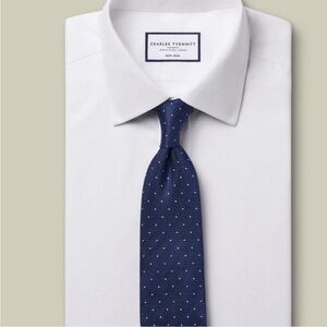 Charles Tyrwhitt White Dress Shirt 16.5 36 Classic Fit NWT